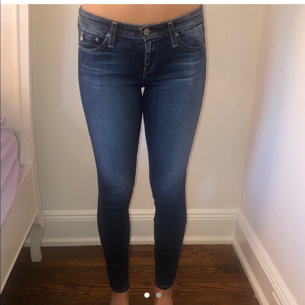 AG Low rise skinny jeans